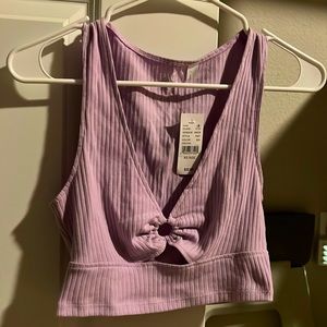 Pacsun Purple Crop Top